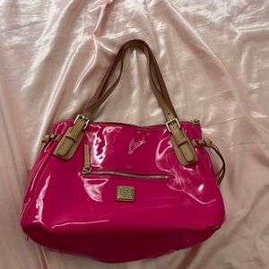 Y2k hot pink Dooney & Bourke shoulder bag